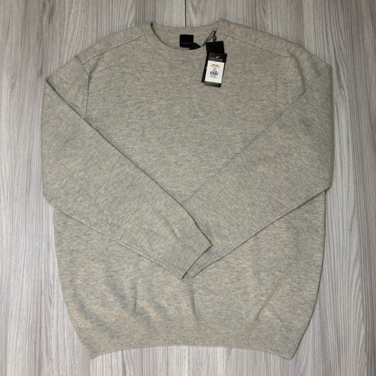 BIG & TALL BUGATTI CREW NECK KNITTED SWEATSHIRT