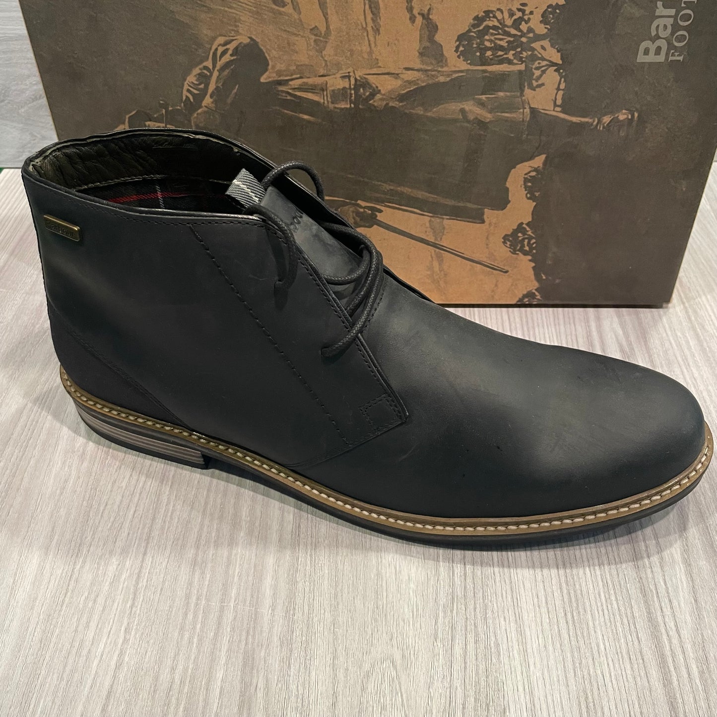 BARBOUR LACE UP BOOTS