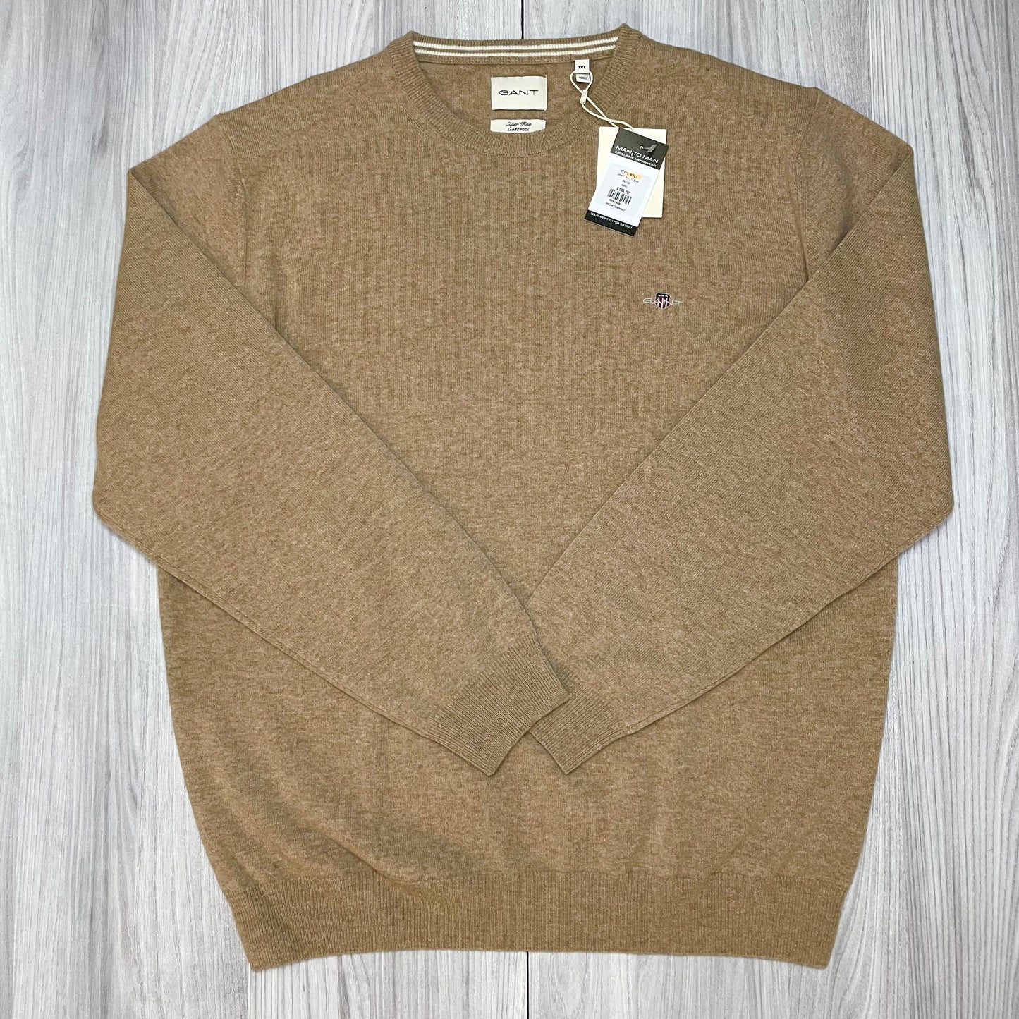 GANT CREW NECK KNITTED SWEATSHIRT