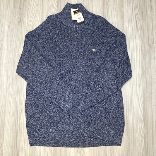 GANT 1/4 ZIP KNITTED SWEATSHIRT