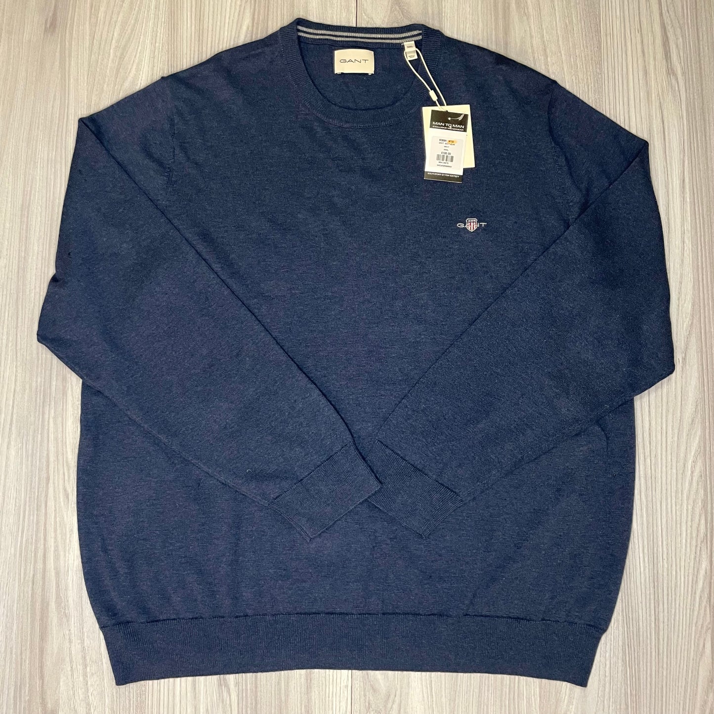 GANT CREW NECK KNITTED SWEATSHIRT