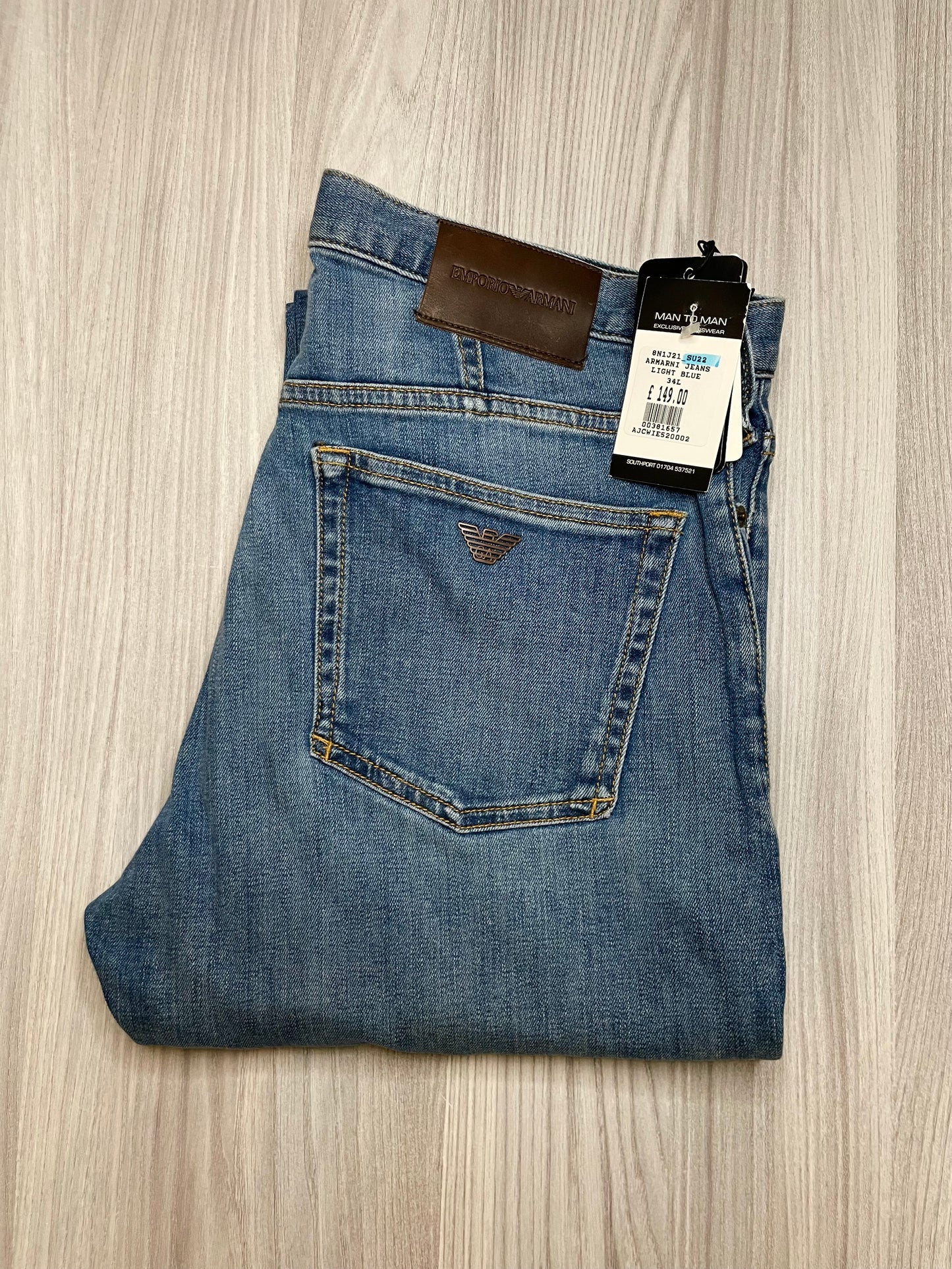 EMPORIO ARMANI REGULAR FIT JEANS