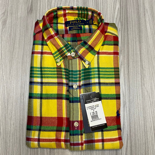 RALPH LAUREN SLIM FIT LONG SLEEVE SHIRT