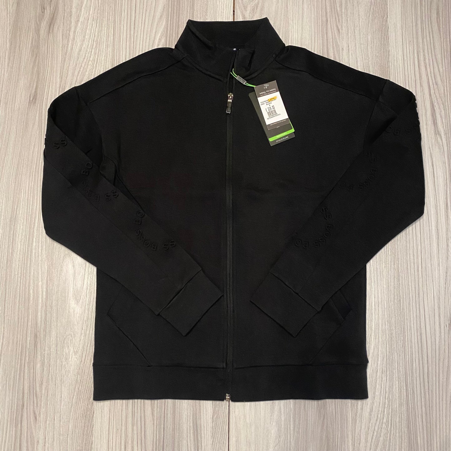 BOSS GREEN FULL ZIP SWEATSHIRT