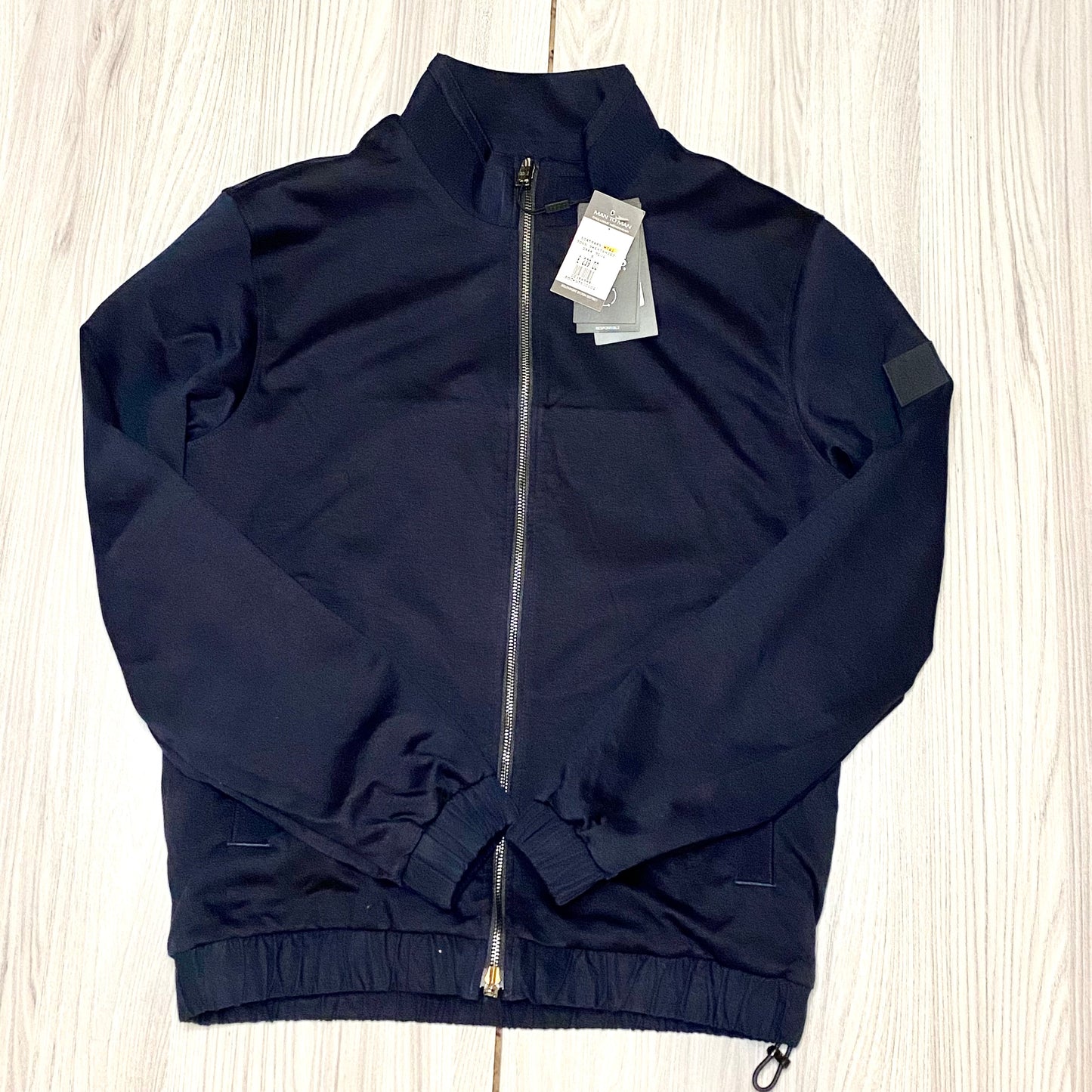 BOSS BLACK REVERSABLE FULL ZIP SWEATSHIRT JACKET