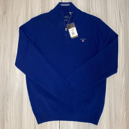 GANT 1/4 ZIP KNITTED SWEATSHIRT