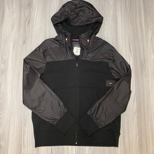 TOMMY HILFIGER FULL ZIP HYBRID HOODED JACKET