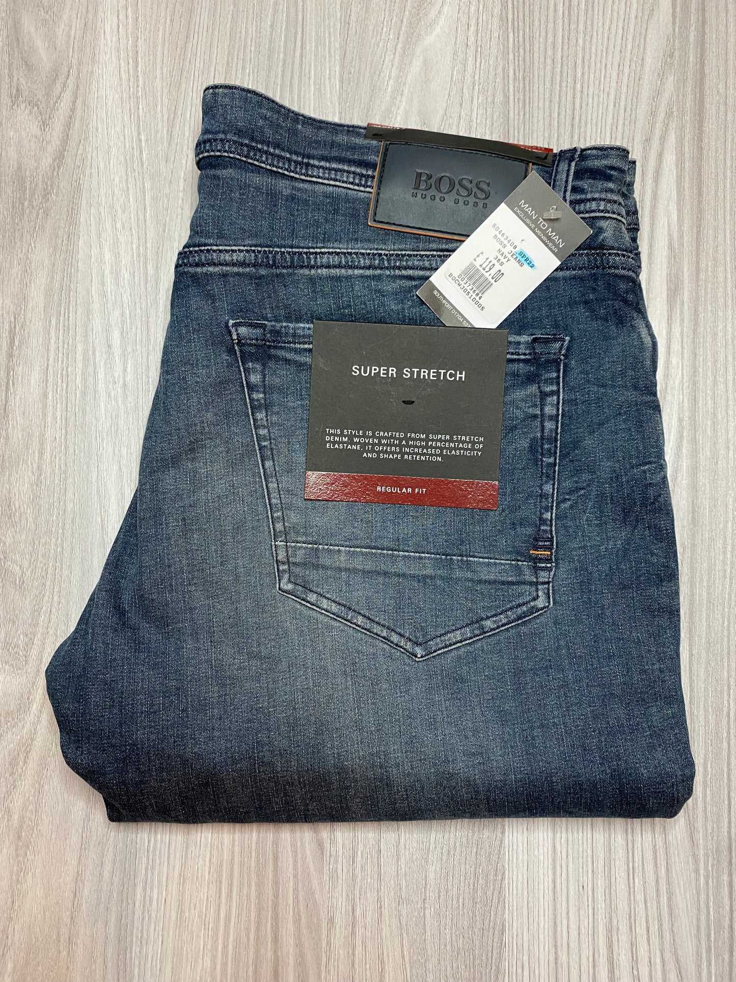 BOSS BLACK REGULAR FIT JEANS