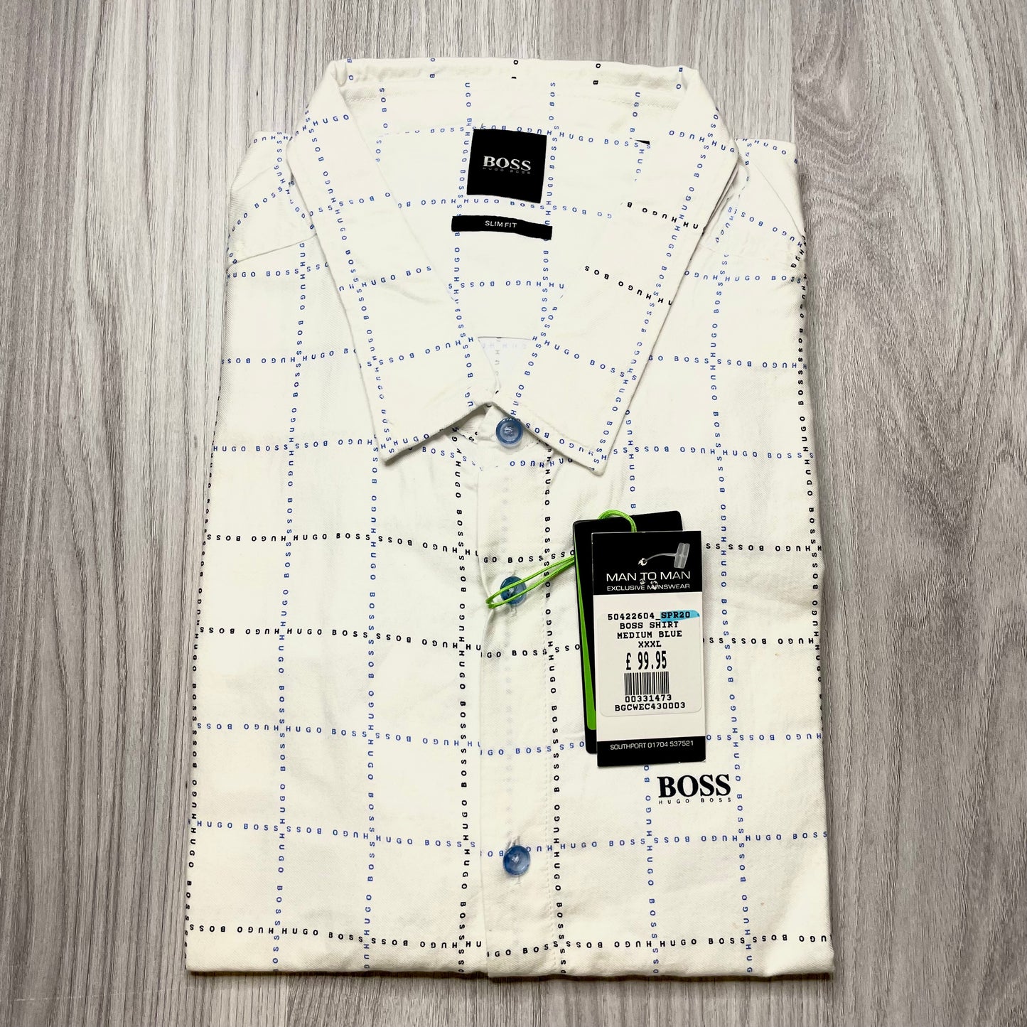 BOSS GREEN SLIM FIT LONG SLEEVE SHIRT