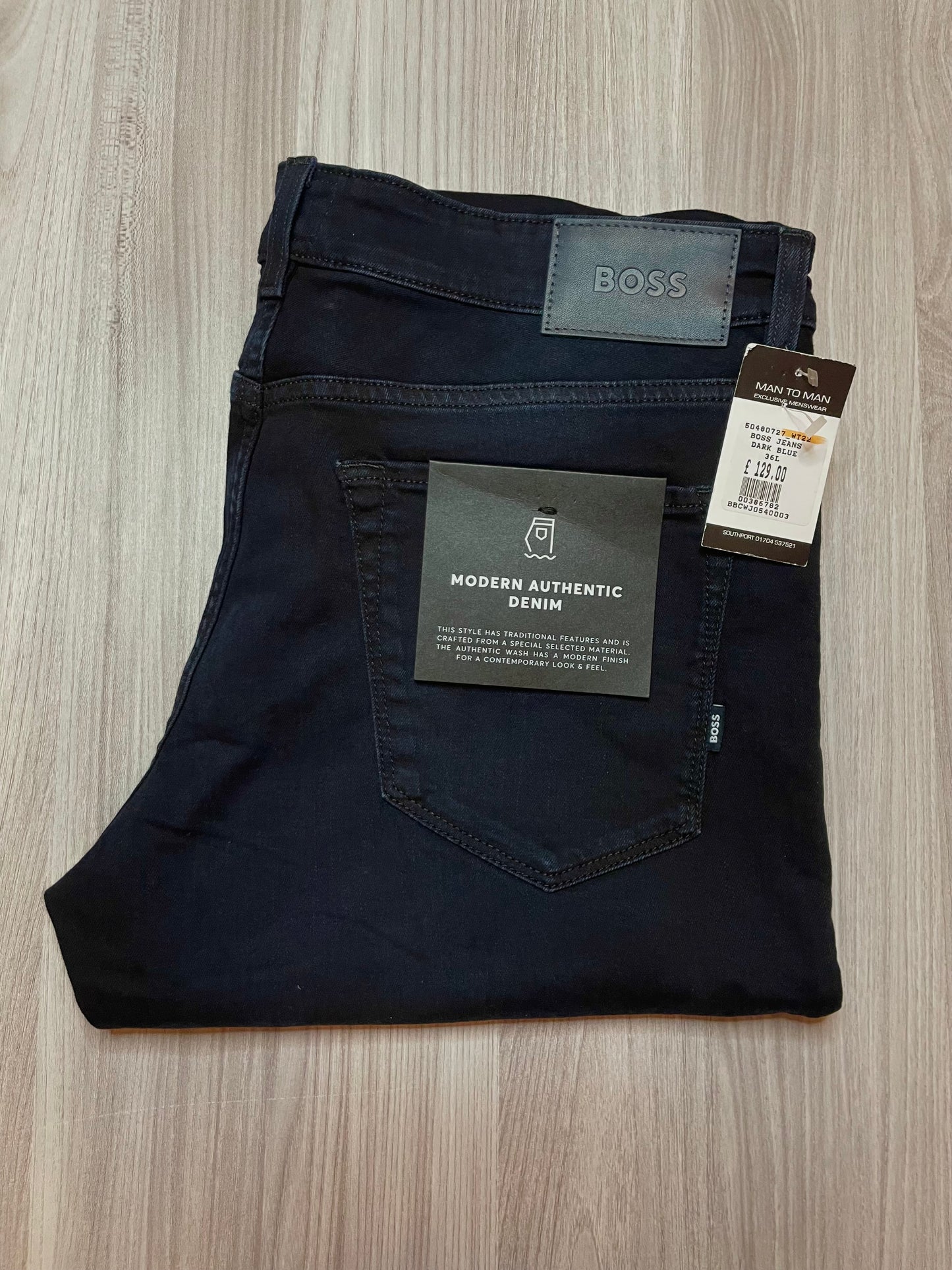 BOSS BLACK REGULAR FIT JEANS