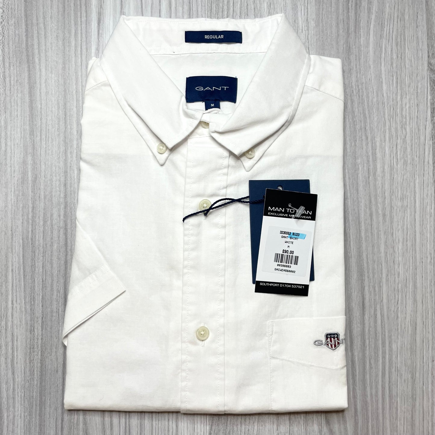 GANT REGULAR FIT SHORT SLEEVE SHIRT