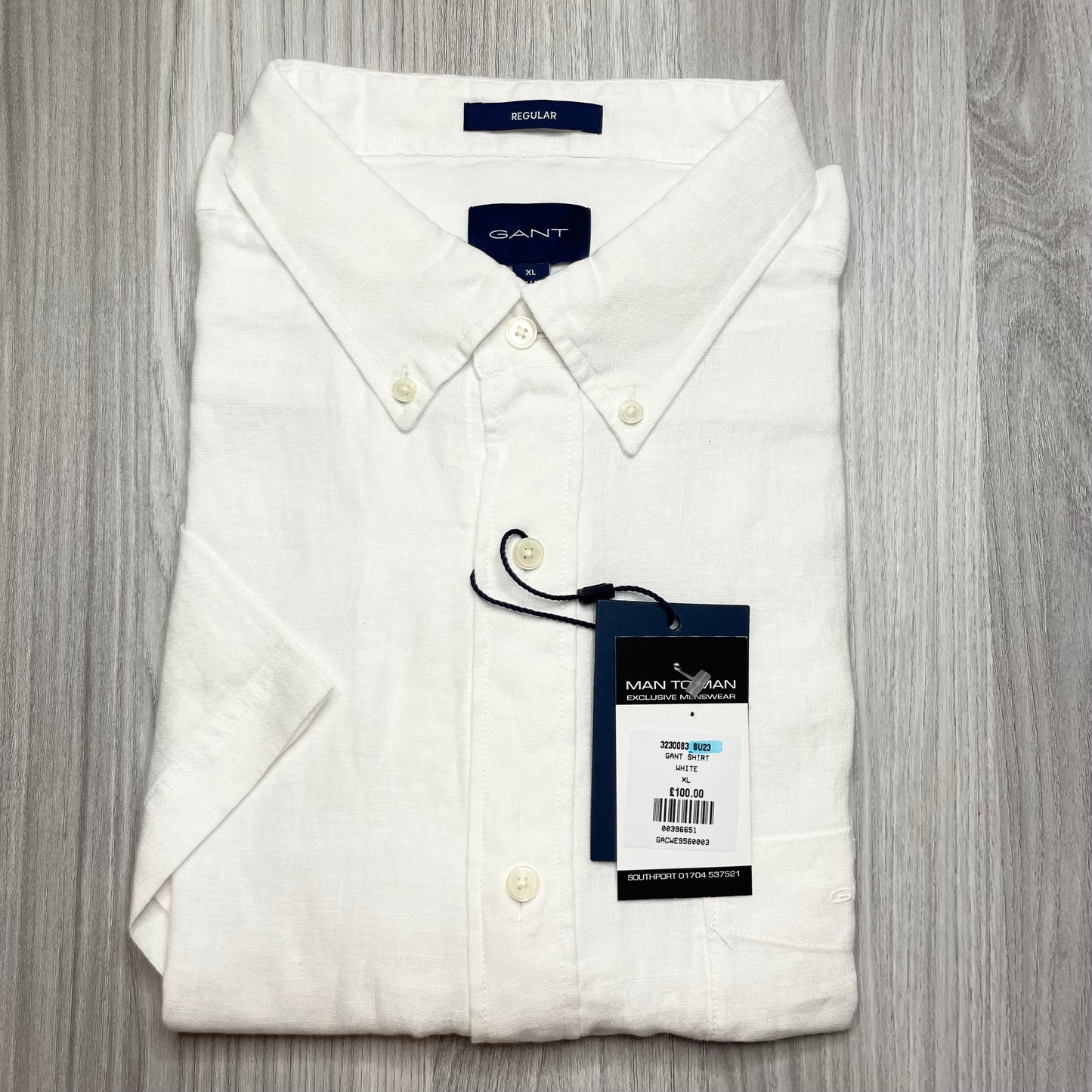 GANT REGULAR FIT SHORT SLEEVE SHIRT