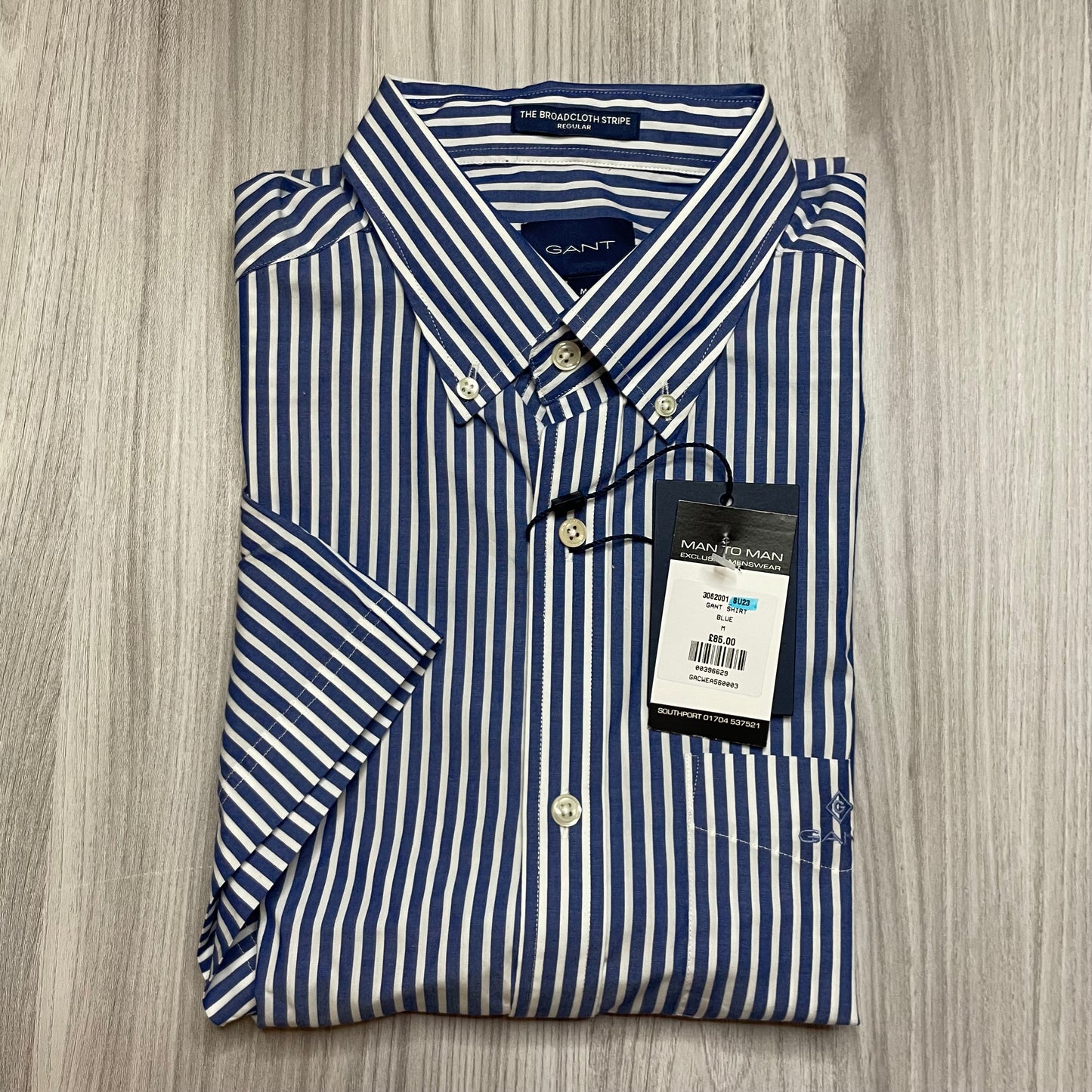 GANT REGULAR FIT SHORT SLEEVE SHIRT