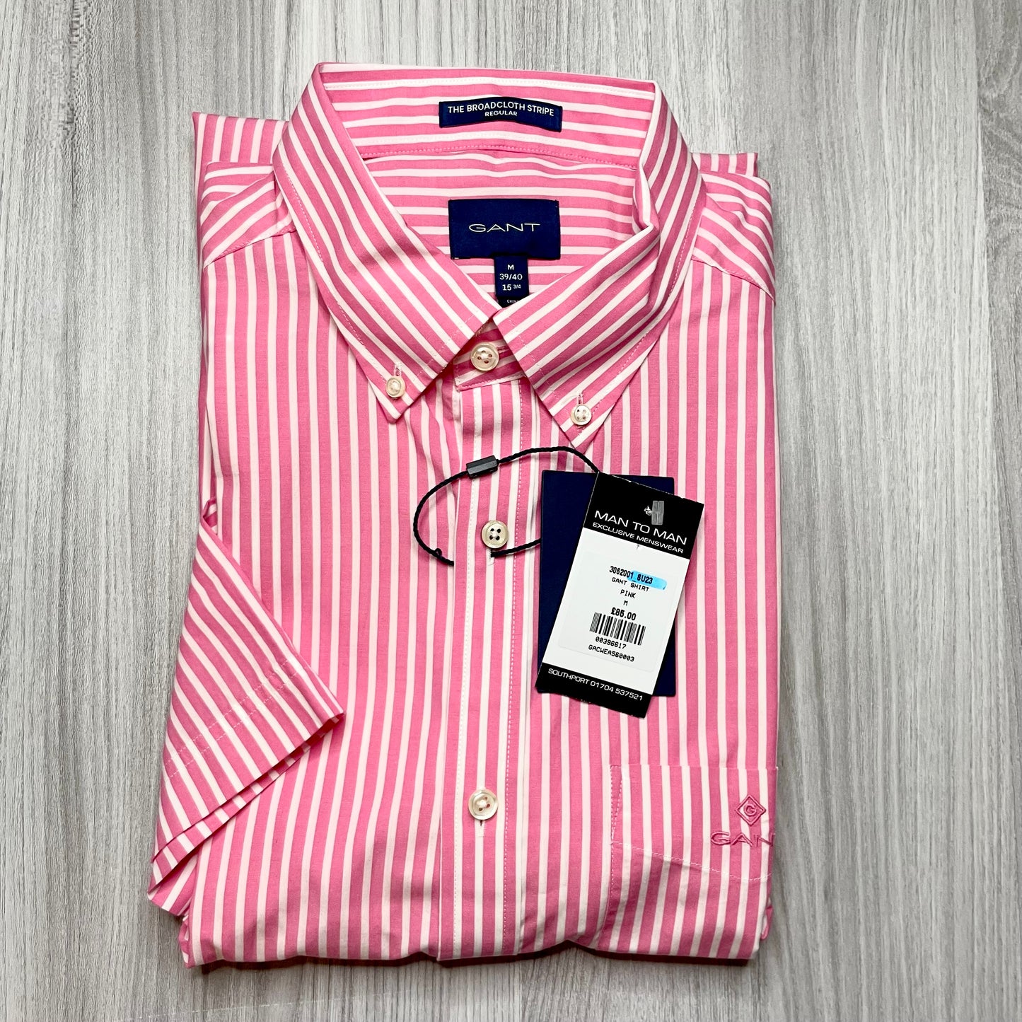 GANT REGULAR FIT SHORT SLEEVE SHIRT