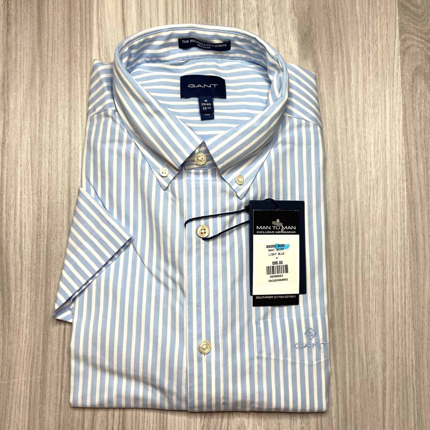 GANT REGULAR FIT SHORT SLEEVE SHIRT