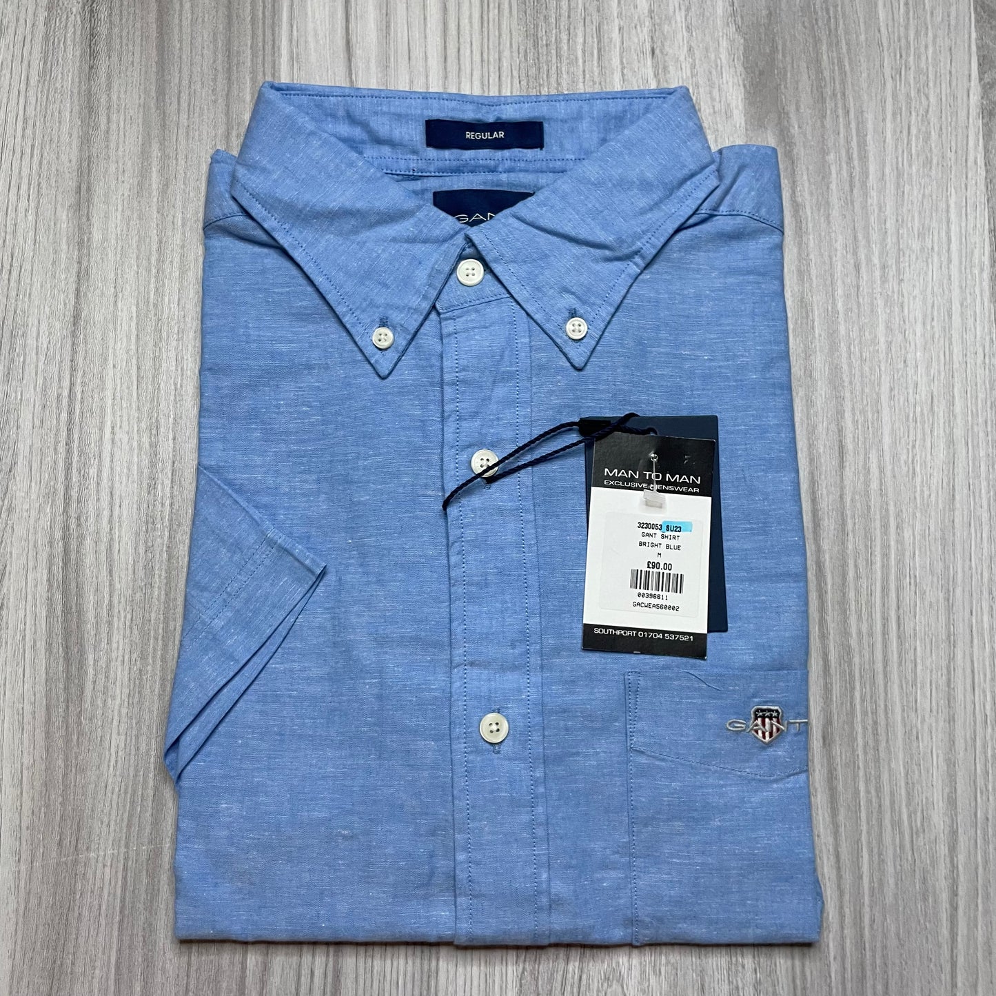 GANT REGULAR FIT SHORT SLEEVE SHIRT