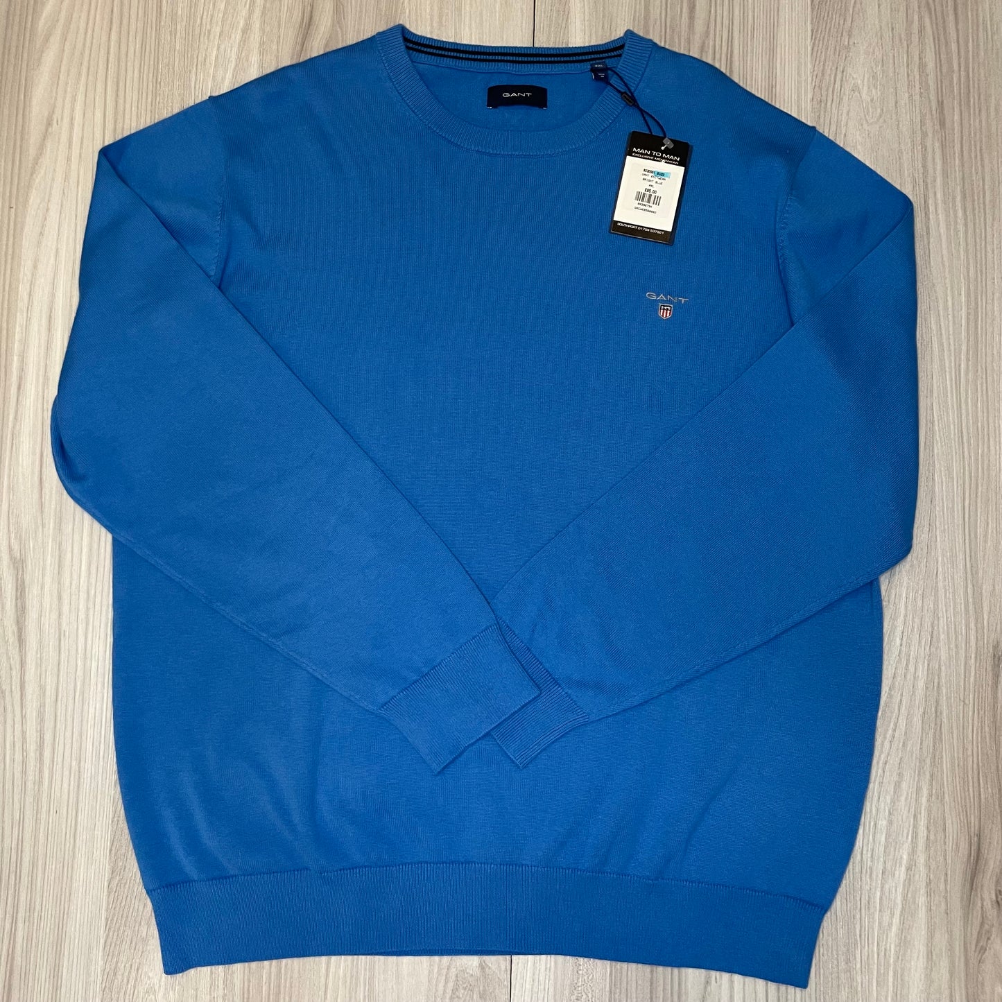 GANT REGULAR FIT CREW NECK KNITTED SWEATSHIRT