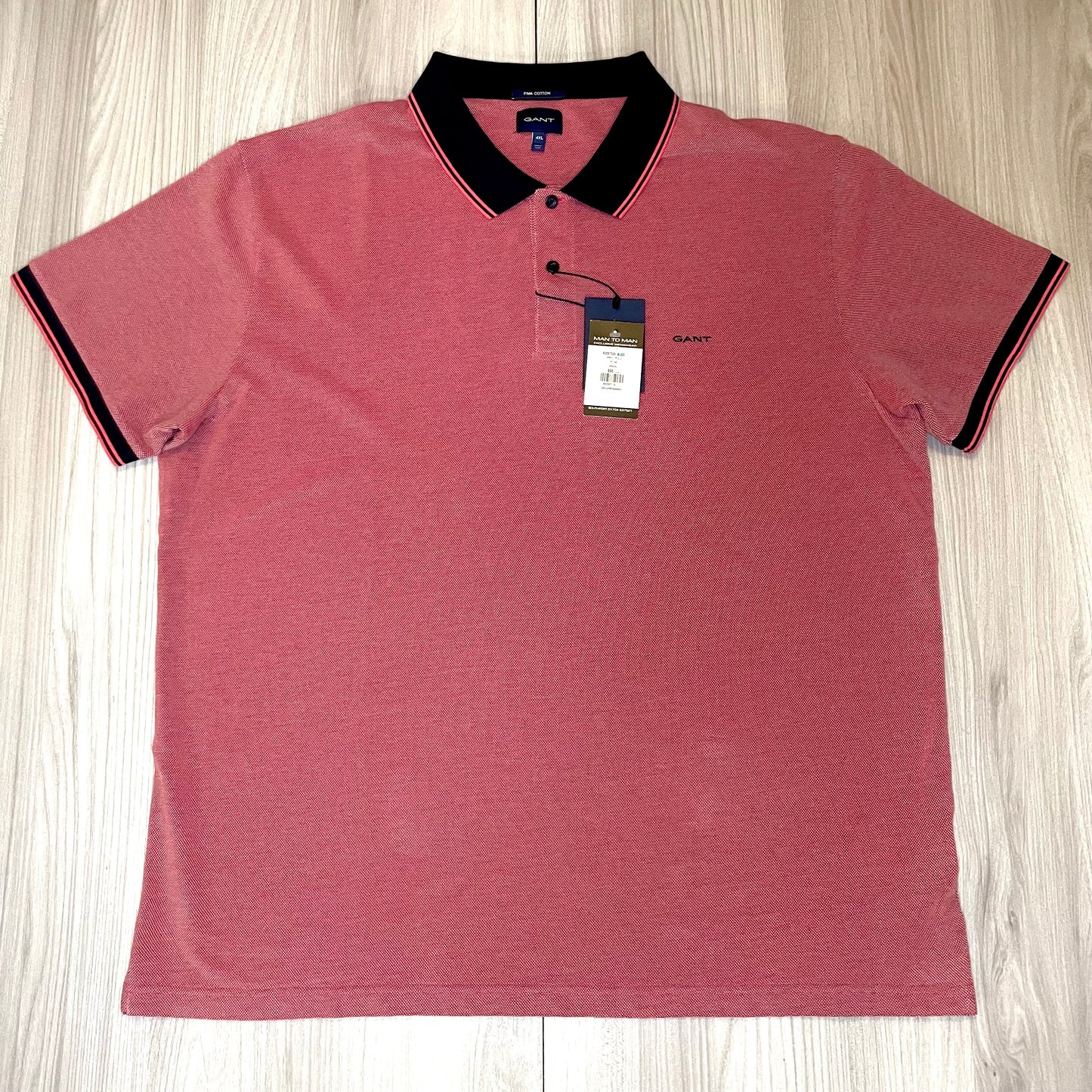 BIG & TALL GANT REGULAR FIT POLO SHIRT