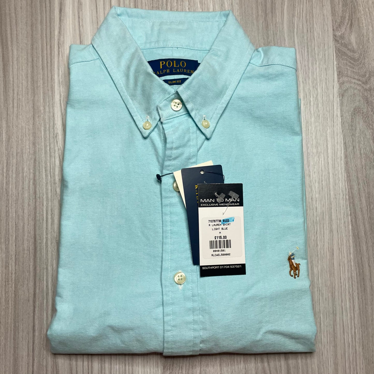 RALPH LAUREN SLIM FIT SHORT SLEEVE SHIRT