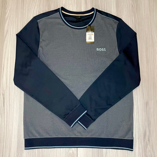 BOSS BLACK LOUNGEWEAR CREW NECK SWEATSHIRT