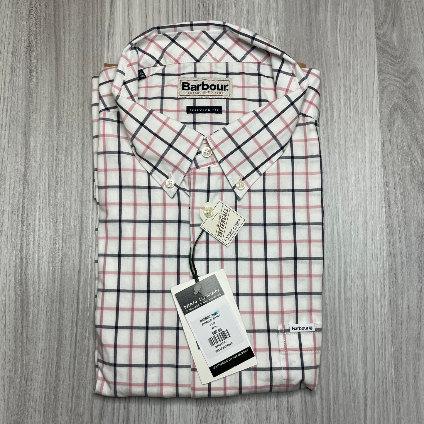 BARBOUR TAILORED FIT LONG SLEEVE SHIRT