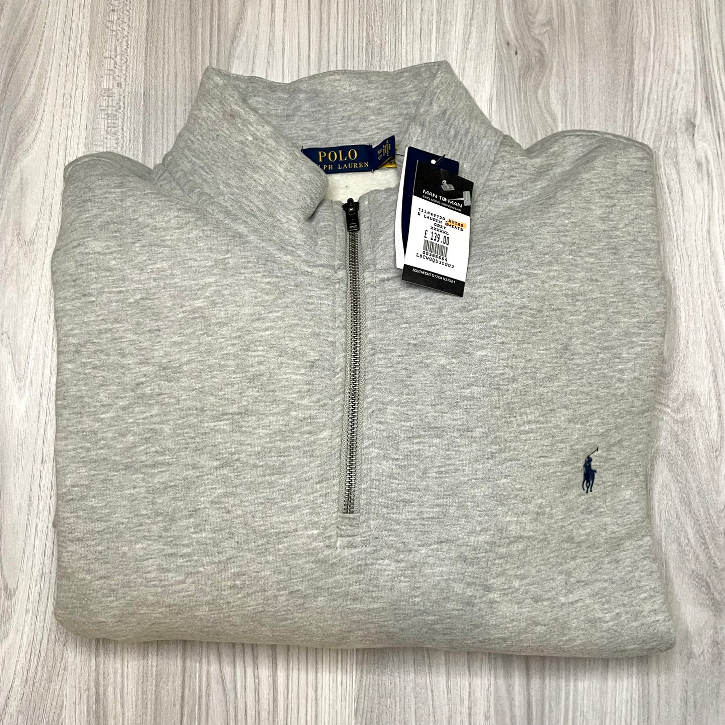 BIG & TALL RALPH LAUREN 1/4 ZIP SWEATSHIRT