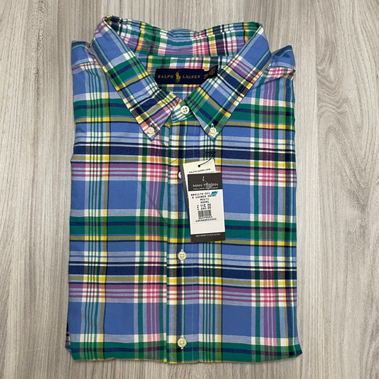 BIG & TALL RALPH LAUREN REGULAR FIT SHORT SLEEVE SHIRT