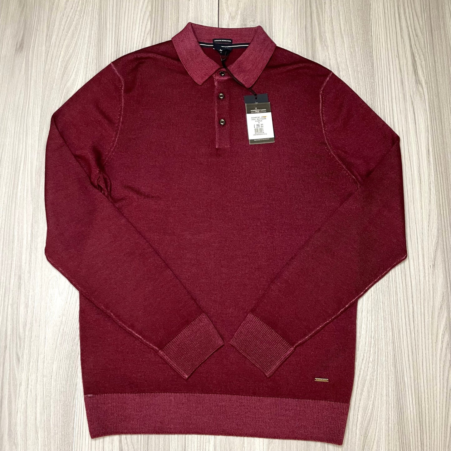 JOOP 3 BUTTON KNITTED SWEATSHIRT